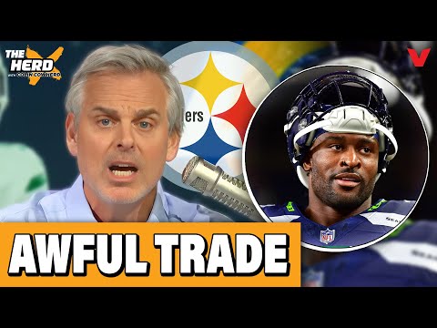 Colin Cowherd says D.K. Metcalf makes NO SENSE on Steelers after Seahawks trade | THE HERD NFL