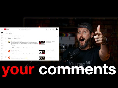 Responding to Your Comments