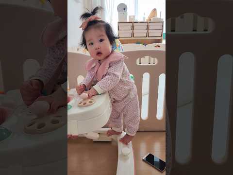 지아니의 보행기 사용법#아기 #육아 #육아일기 #baby #육아브이로그 #보행기 #10개월아기 #도담지안