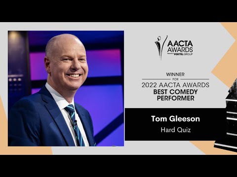 Tom Gleeson (Hard Quiz) wins Best Comedy Performer | 2022 AACTA Awards