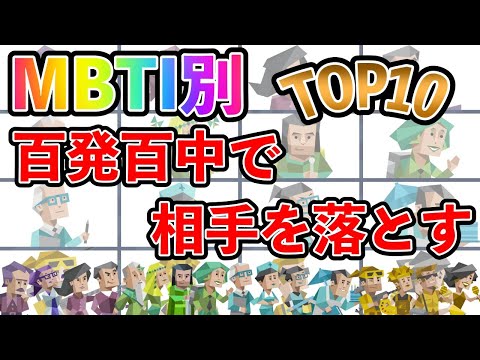 【MBTI診断】 百発百中で相手を落とすタイプランキング TOP10  #mbti #mbti診断 #取扱説明書 #取説 #恋愛 #恋愛心理学 #恋愛診断 #16タイプ性格診断