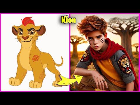 The Lion Guard Character As Human Version! | Kion, Fuli, Kovu, Scar