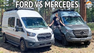 Ford Transit AWD vs Mercedes Sprinter 4x4 | Why We Bought a Transit Camper Van