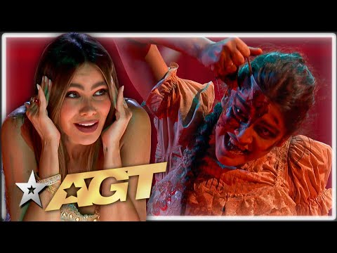 SCARY Young Girl from India SHOCKS The Judges on America's Got Talent!