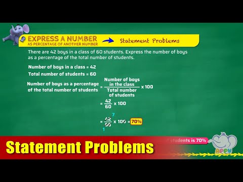 G6 - Module 6 - Exercise 2 - Statement Problems | Appu Series | Grade 6 Math Learning