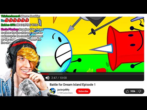 KreekCraft Reacts to Battle for Dream Island (BFDI)