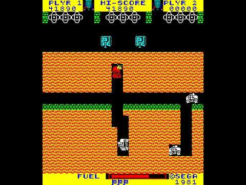 Arcade Game: Borderline (1981 Sega)