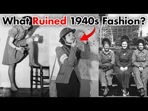 how world war 2 ruined 1940s fashion 💸💣🇺🇸