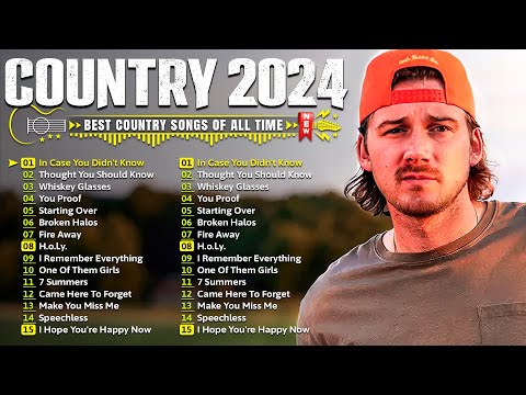 Country Music 2024 🏆 Morgan Wallen, Luke Combs, Chris Stapleton, Kane Brown, Luke Bryan,