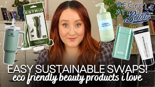 EASY SUSTAINABLE BEAUTY SWAPS! Environmentally Friendly Carbon Neutral Cruelty Free Products I Love!