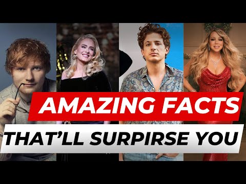 5 AMAZING FACTS ABOUT ED SHEERAN | ADELE | CHARLIE PUTH | MARIAH CAREY | RT FACTS