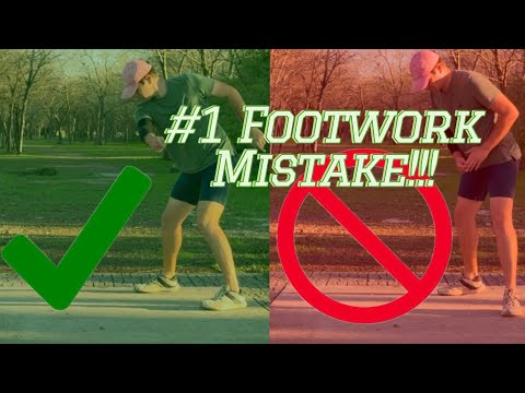 How To: Proper Disc Golf Footwork (#1 Most Common Mistake)