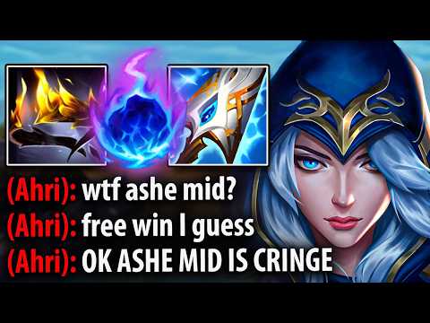 This Ahri thought I was trolling with Ashe mid... but then I made her lose her mind