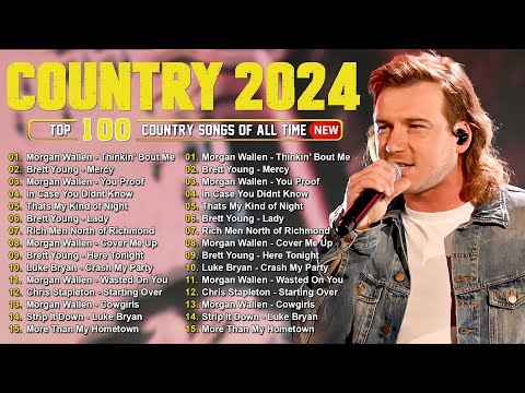 Morgan Wallen, Luke Combs, Kane Brown, Luke Bryan, Lee Brice, Jason Aldean - Country Music 2024