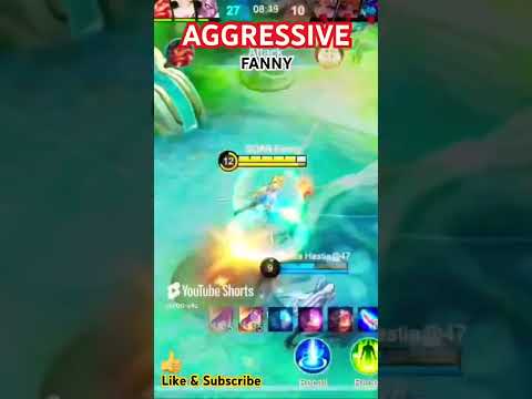 Aggressive Fanny #mobilelegends #fannydominance #mlbbshorts #mlbb #fannyplays #fannyhighlights