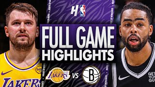 Los Angeles Lakers vs Brooklyn Nets - Full Game Highlights | March 10, 2025 NBA Season