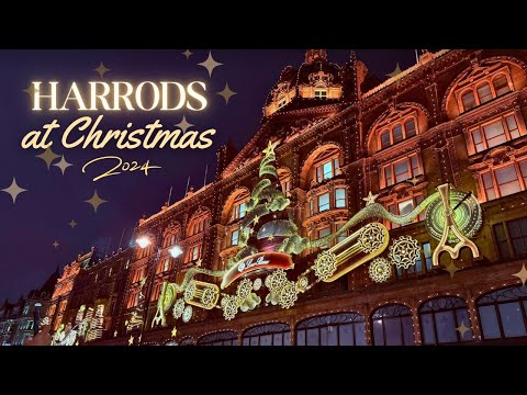 Harrods at Christmas | 2024 | Christmas Lights and Shop