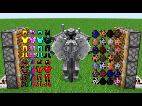 x40 ferrous wroughtnaut and all new armors and x100 eggs minecraft combined