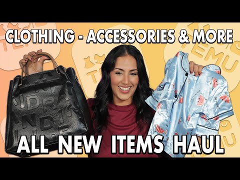 ALL NEW CLOTHING & ACCESSORIES! TEMU HAUL UNBOXING