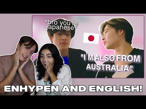 Couple React to 'ENHYPEN and ENGLISH' | Funny ENHYPEN Moments | ENHYPEN Reaction