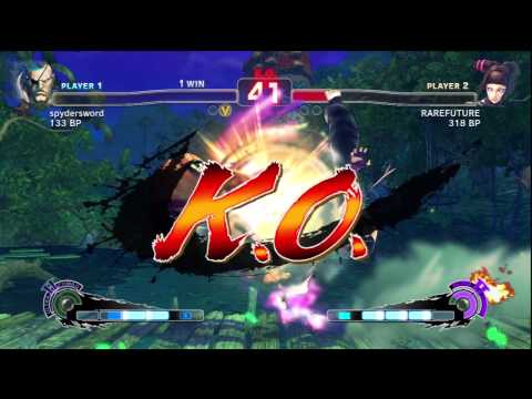 Spydersword (Sagat) VS Rarefuture (Juri) PSN SSF4