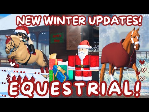 EQUESTRIAL: Fjords, Winter Updates, Lunging & MORE! ❄️ Roblox Horse Game!