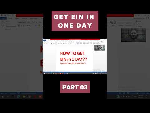 Express/Fake EIN Exposed | How to Get EIN in 1 Day for your LLC? | Part 03