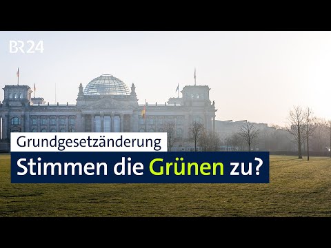 Union geht im Finanzstreit auf die Grünen zu | BR24