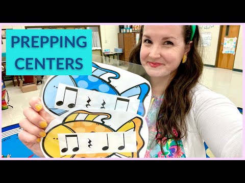 How I LAMINATE, Prep, and STORE my Elementary Music Centers