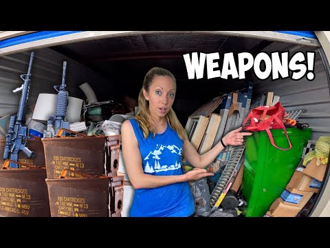 CHOCK FULL GUN SAFE FOUND IN A STORAGE UNIT!