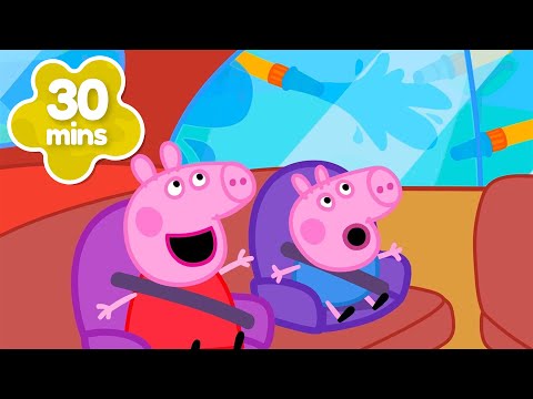 The Dirt Blasting Car Wash! 🚗💦 | Peppa Pig Tales Full Episodes