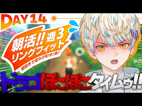 【リングフィット】DAY14 リベンジ！今度こそドラゴをぼこぼこタイム！【にじさんじ/緋八マナ】