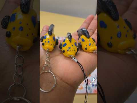 Make Cichlids Charmz With Me!💛| Polymer Clay Art| Destiny Ari’e