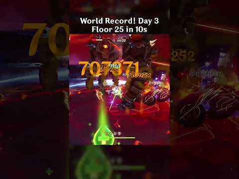 WORLD RECORD! DAY 3 FLOOR 25 IN 10S