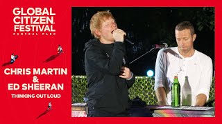 Ed Sheeran & Chris Martin duet Thinking Out Loud | Global Citizen Festival NYC 2024