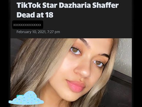 Dazharia Shaffer- My thoughts on her suicide & growing up in dysfunction