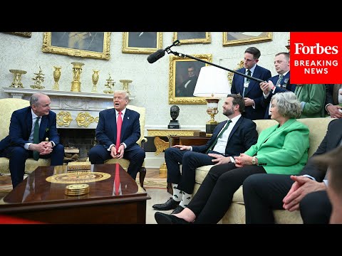 BREAKING NEWS: Trump Takes Questions From Reporters While Hosting Ireland's Taoiseach In Oval Office