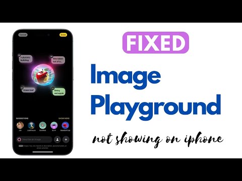 How to Fix Image Playground not showing on iPhone