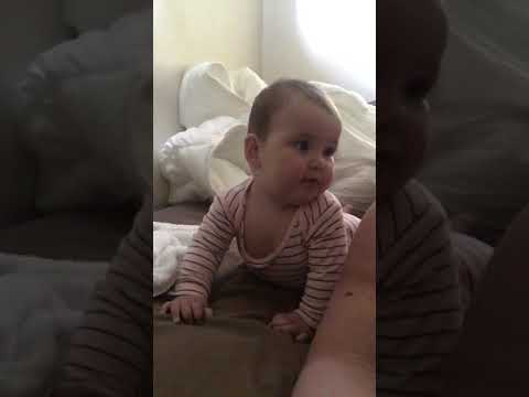 Alessa Copying Noises - 8 Months Old