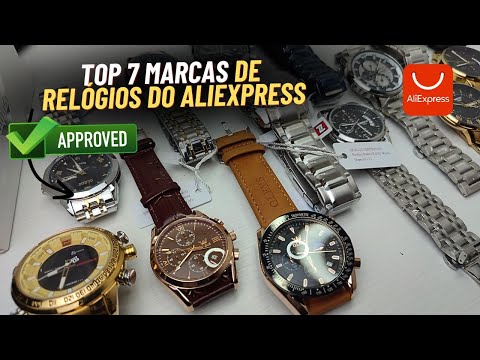 7 MARCAS TOPS DE RELÓGIOS DO ALIEXPRESS PARA COMPRAR EM 2023 - Custo Benefício!