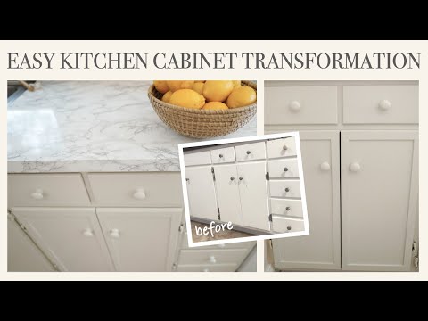 BUDGET KITCHEN RENO PART 1 (DIY cabinet makeover) (Rental Made Home ep.12)