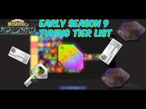 My Hero Ultra Rumble EARLY SEASON 9 TUNING TIER LIST!