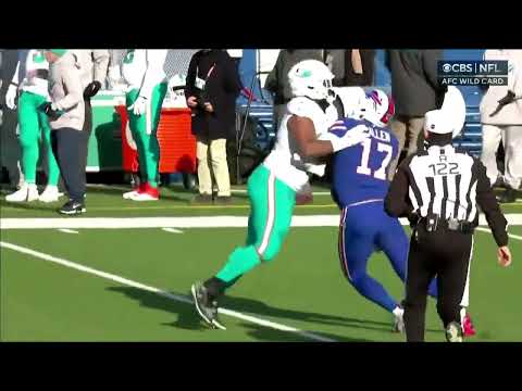 Bills vs Dolphins Fight | NFL Wild Card