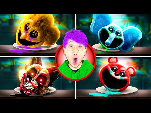 POPPY PLAYTIME CHAPTER 4 ALL DEATH SCENES & BOSS FIGHTS REVEALED! (LANKYBOX REACTS!)