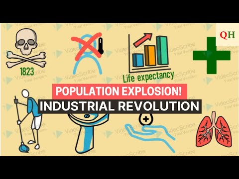 Why did the population increase (explode!) during the Industrial Revolution? | History made Fun