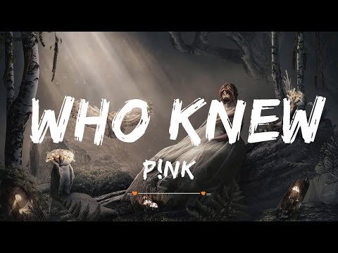 P!nk - Who Knew | Top Best Song