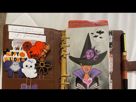 HALLOWEEN PLANNER FLIP 2023!! 👻