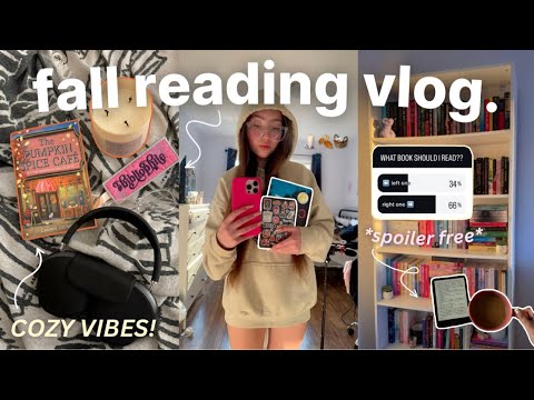 reading fall books for a week 🧦☕️ cozy vibes, fav fall reads & more! (reading vlog)