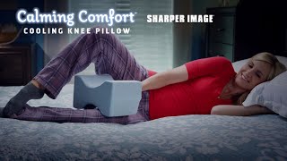 Calming Comfort Knee Pillow: Align your Hips & Spine with Cooling Gel Technology