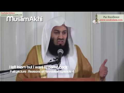 I Left Islam but I want to come back by Sheikh mink